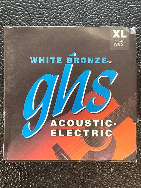 Ghs Xl 11 48 Wb Xl White Bronze Acoustic Strings Bronze Reverb