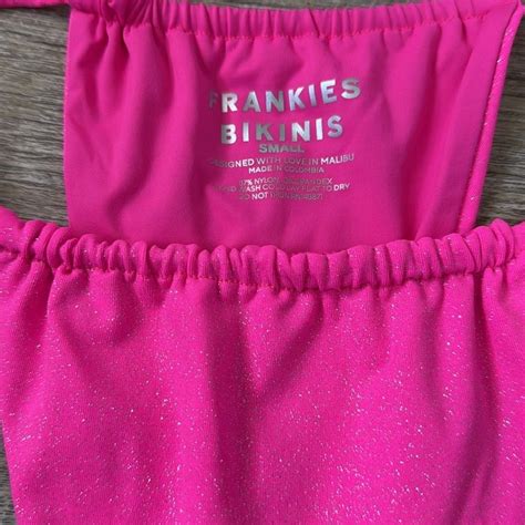 Frankies Bikinis Tia Glitter Skimpy Bikini Bottom Size Small EBay