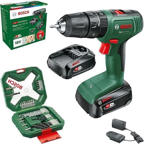 Bosch Home And Garden Akku Schlagbohrschrauber EasyImpact 18V 40 2x