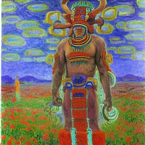 Tlaloc Aztec God Of Rain Claude Monet Stable Diffusion Openart