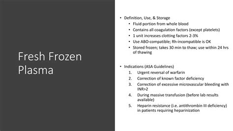 Anemia And Blood Transfusions Ppt