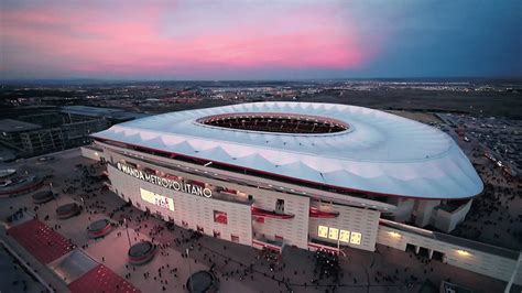 Estádio Cívitas Metropolitano a casa do Club Atlético de Madrid