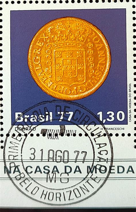 C Selo Moedas Do Brasil Colonial Numismatica Dobrao Cpd Mg