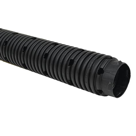 ADS 4-in x 10-ft Corrugated Perforated Pipe at Lowes.com