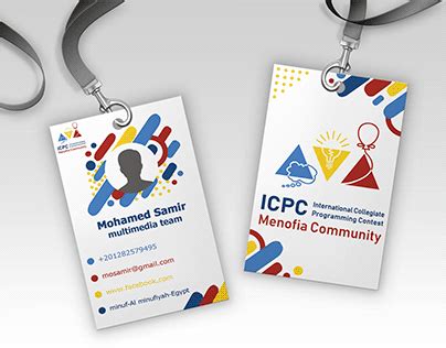 Icpc Card Design Projects :: Photos, videos, logos, illustrations and ...