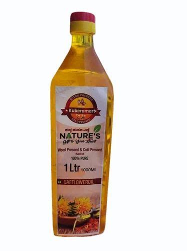 Low Cholesterol Wood Cold Pressed Safflower Oil L At Rs Litre