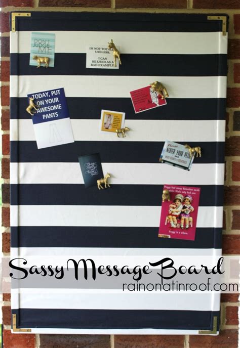 Sassy Fabric Covered Message Board