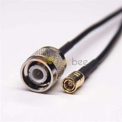 RF Coaxial Cable Assembly TNC Male Straight To SMB Male Straight RG174