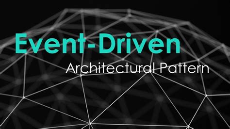 Event Driven Architecture Eda Software Architectural Patterns Youtube