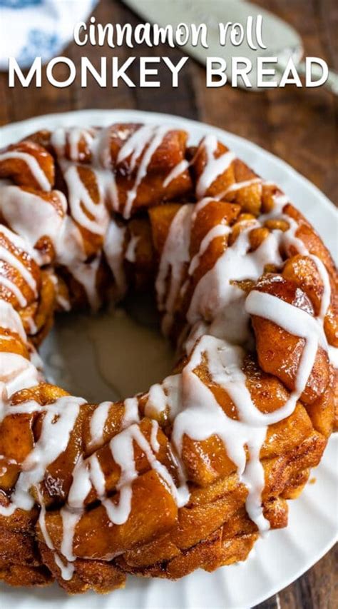 Easy Monkey Bread Recipe With Cinnamon Rolls Crazy For Crust