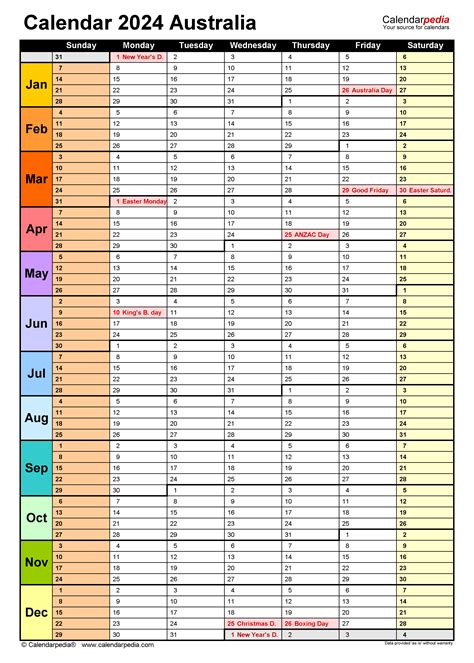 Social Calendar 2024 Australia Timmy Louise