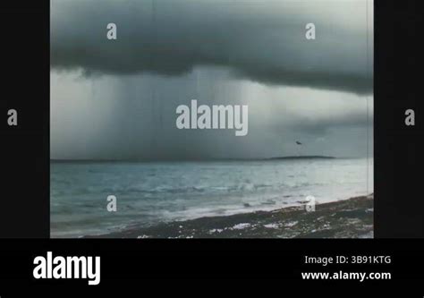 BIKINI ATOLL S Pacific Rainstorms In Bikini Atoll After Nuclear Tests Aerial View Of