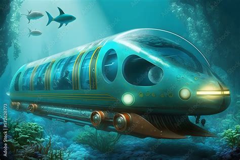 Real Underwater Train