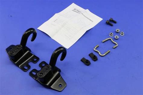 2002 2007 Jeep Liberty Tow Hooks Front 2 82206124 Factory MOPAR