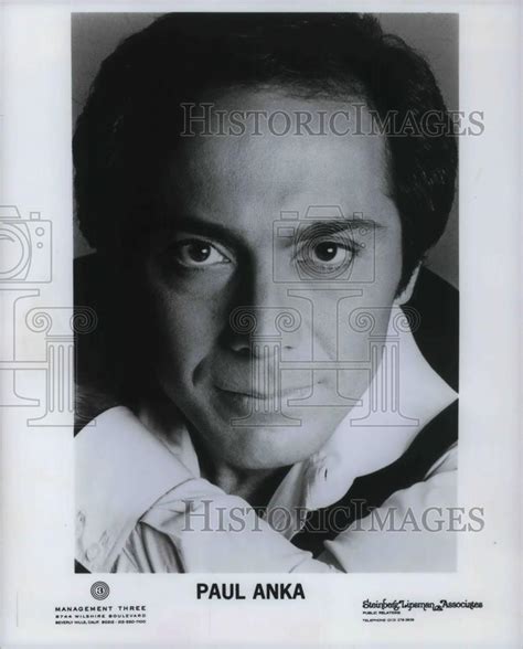 1981 Press Photo Paul Anka Singer Entertainer Cvp14767 Historic Images