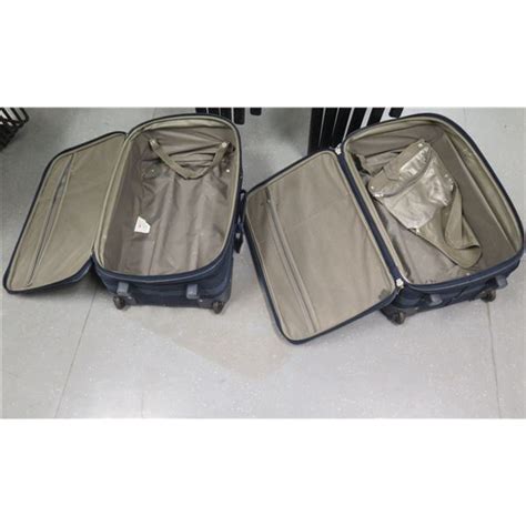 Qty 2 American Tourister Rolling Softside Luggage - Oahu Auctions