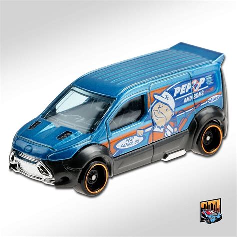 Hot Wheels Ford Transit Connect Treasure Box
