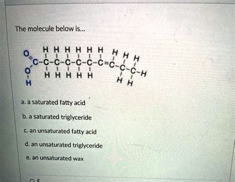 SOLVED The Molecule Below Is 0 H H H H H H H H H C C C C C C C C C C