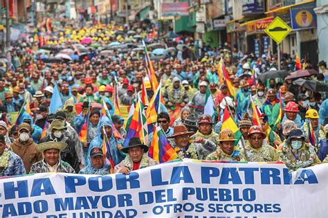 Bolivia Luego De Una Semana Finaliz La Marcha Por La Patria Nota