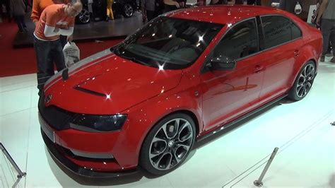Skoda Rapid Sport - Tuning Concept Car - Essen Motorshow 2013 - YouTube