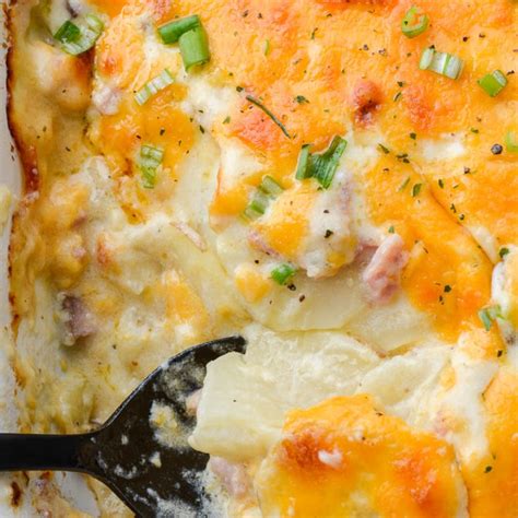 Scalloped Potatoes With Ham