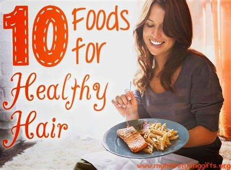 My Hair Styling Ts Top 10 Foods For Healthy Hair Healthy Hair Healthy Eating Healthy Food