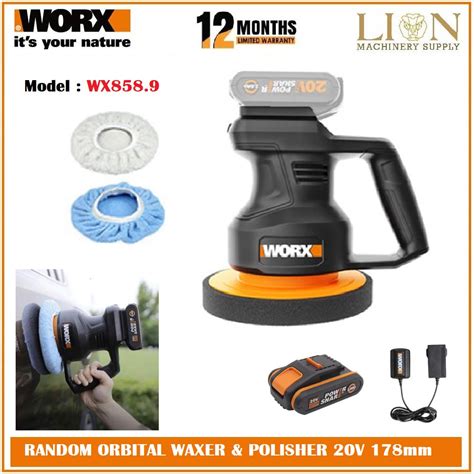 Worx Wx V Electric Car Polisher Machine Variable Speed Auto