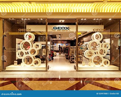 Geox Store in Rome, Italy with People Shopping. Editorial Stock Photo ...