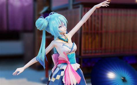 【mmd改模配布】【初音mmd】miku：这就是所谓的日本吧 哔哩哔哩 Bilibili