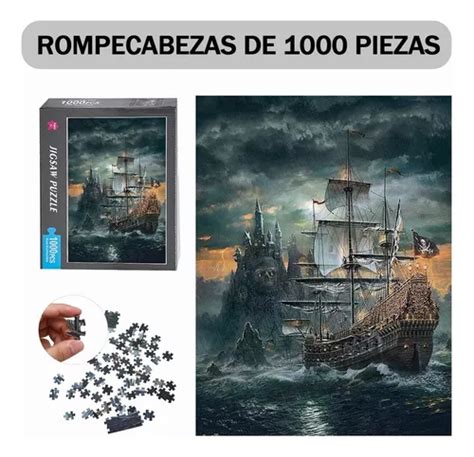 Rompecabezas De Barco Pirata De 1000 Piezas Meses sin interés