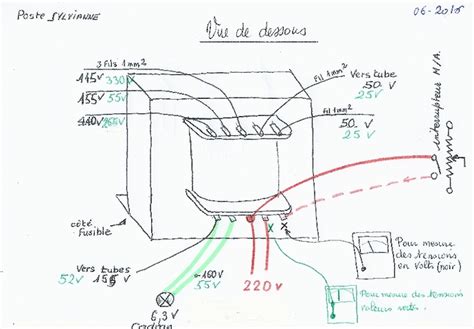 Tranformateur Alimentation TSF Sylvianne REGLE Merci Technique