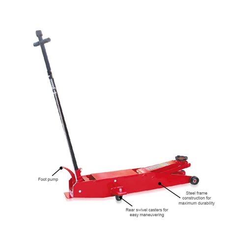 BIG RED, Heavy Duty Long Floor Jack 5 Ton – Albawardi Tools And Hardware Co., LLC