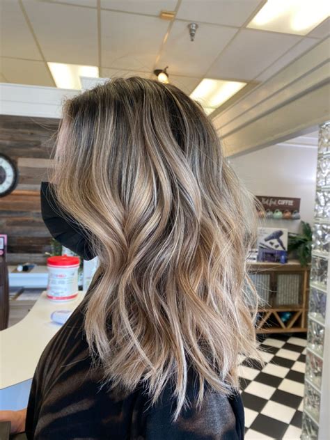 Bronde Hair Balayage Blonde Balayage Mid Length Dark Roots Blonde Hair Balayage Blonde Hair