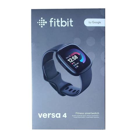 Fitbit Versa Fitness Gps Smartwatch Black Graphite Aluminium