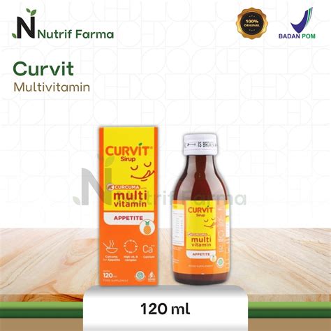 Jual Curvit Syrup Ml Shopee Indonesia