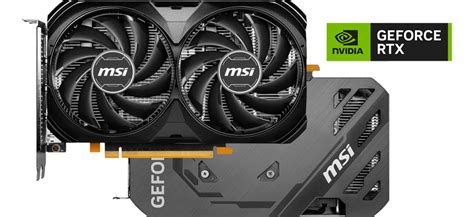 Msi Nvidia Geforce Rtx 4060 8gb Ventus 2x Black Oc Ada Lovelace