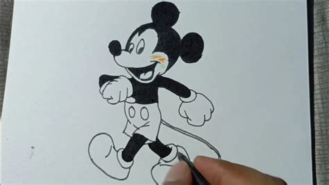 How To Draw Micky Mouse Easy YouTube