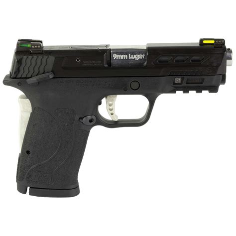 Smith And Wesson 13225 Mandp Shield Ez Performance Center 9mm Luger 3 83 8 1 Matte Black Black