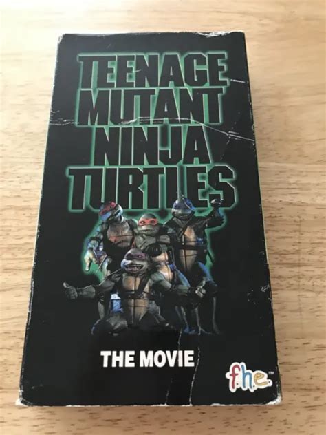 Teenage Mutant Ninja Turtles The Movie Vhs Eur Picclick Fr