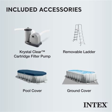 Intex Eh X X Prism Frame Oval Above Ground Swimming