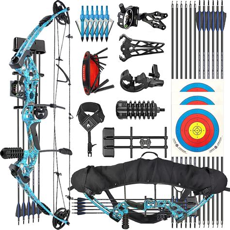 ZSHJGJR Archery Compound Bow Kit Set Bow And Arrows Set 30 55lbs