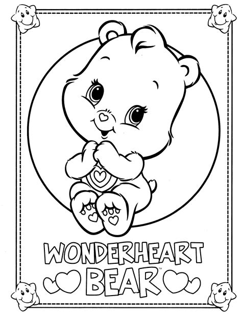 Free Printable Care Bear Coloring Pages - Printable Word Searches