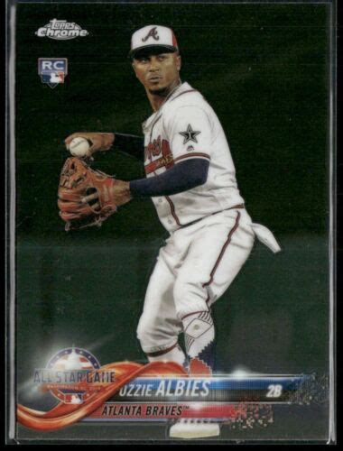 Ozzie Albies Topps Chrome Update Rc E Hmt Atlanta Braves Ebay