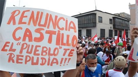 Convocan marcha contra Pedro Castillo en Lima este sábado