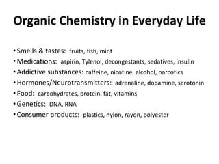 Organic Chemistry INTRODUCTION GRADE 11TH PPT