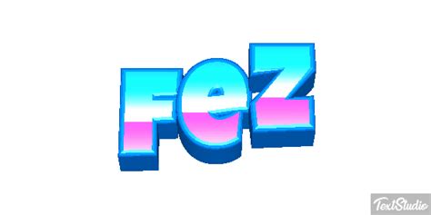 Fez Videogame Animated  Logo Designs