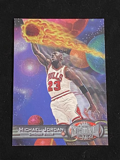 Sold Price NM MT Skybox 1997 98 Metal Universe Michael Jordan 23