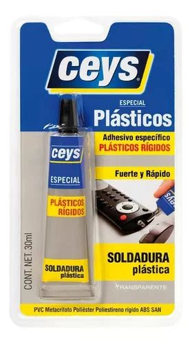 Pegamento Adhesivo Pl Sticos R Gidos Pvc Transparente Ceys En Venta En