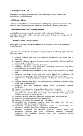 Tujuan Pembangunan Berkelanjutan Pdf