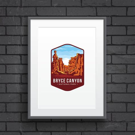 Bryce Canyon National Park Outline Svg Files Bryce Canyon Etsy